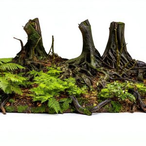 Rain Forest Terrarium Background Carolina Custom Cages 48L x 18W PVC-0