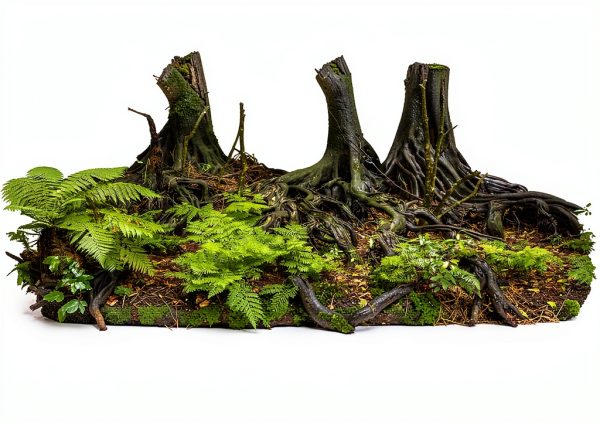 Rain Forest Terrarium Background Carolina Custom Cages 48L x 18W PVC-0