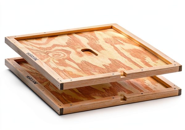 10 Frame Slotted Hole Inner Cover Shadwins Pine for Langstroth Hives-0