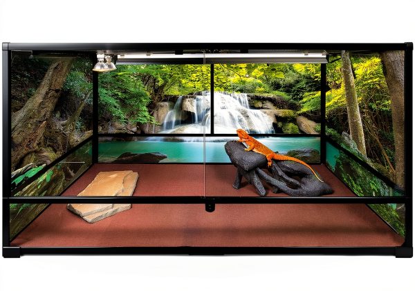 Reptile Background Forest 3‑Side Wraparound 36Lx18Wx36H Carolina Cages-2