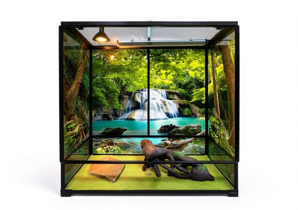 Reptile Background Forest 3‑Side Wraparound 36Lx18Wx36H Carolina Cages-1