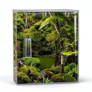 Reptile Habitat Background Forest 36Lx18Wx18H – Carolina Custom Cages-0