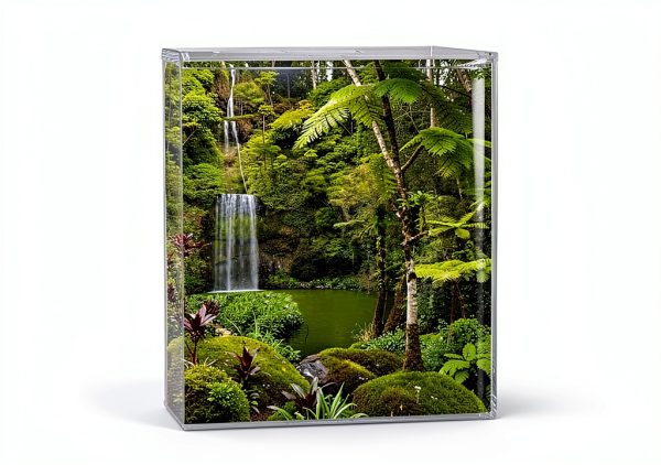 Reptile Habitat Background Forest 36Lx18Wx18H – Carolina Custom Cages-0