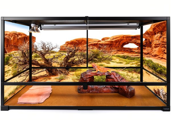 Reptile Habitat Background Tree Carolina Cages 48x18x24H Wraparound-1