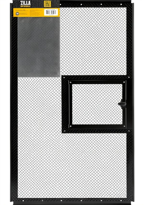 Zilla Pet Reptile Terrarium Air Screen Cover 24 x 12 inches Black-8