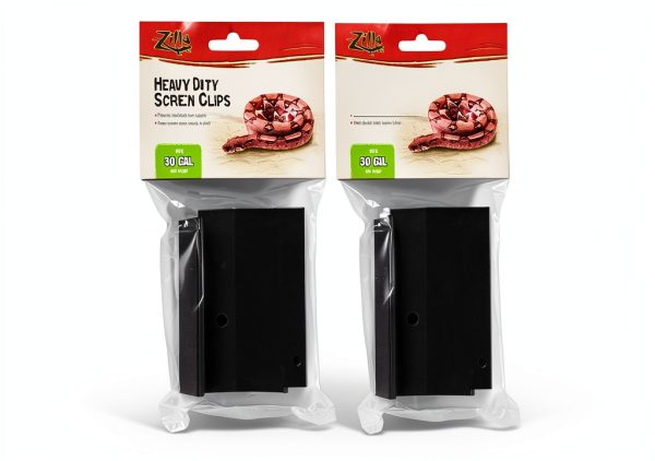 Zilla Reptile Terrarium Covers Heavy Duty Screen Clips for 30 Gallon-0