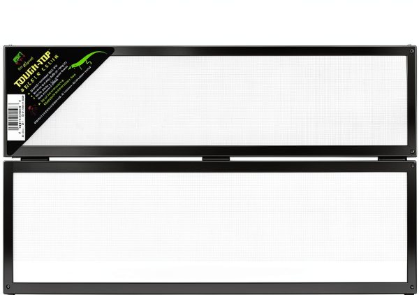 Zilla Metal Screen Cover with Hinge 48x13 Terrarium Cover for Reptiles-0
