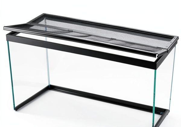 Zilla Screen Cover 24x12 Terrarium with Center Hinge Steel Frame-2
