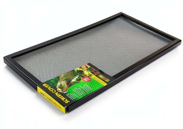 Exo Terra Screen Cover 15-20 Gallon Terrarium Easy Install Metal Mesh-0