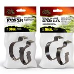 Zilla Terrarium Covers 4 Pack Non-Locking Screen Clips 30G+ Enclosures-0