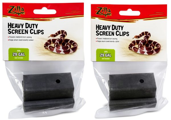 Heavy Duty Screen Clips Zilla Terrarium Covers 2‑Pack Secure Fit for-0